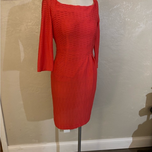 nanette Lepore Coral Dress Sz 4 - Picture 5 of 12